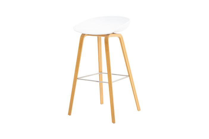 Barhocker About a Stool 32 HIGH, Sitz: weiß; Ge, B: 50 T: 4, CASA Möbel